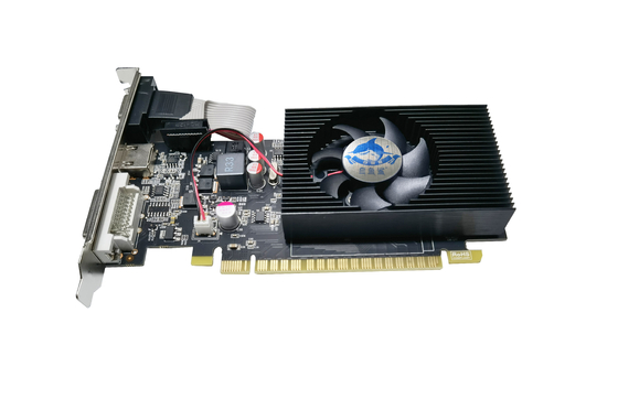 Geforce Gddr3 Gt730 2G / 4G 64bit কম্পিউটার গ্রাফিক্স কার্ড পাইকারি নতুন 1080 কালো গেমিং ঘড়ি