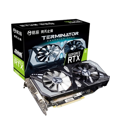 RTX 2060 টার্মিনেটর MAXSUN গ্রাফিক কার্ড 6G NVIDIA PCI এক্সপ্রেস 3.0 16X
